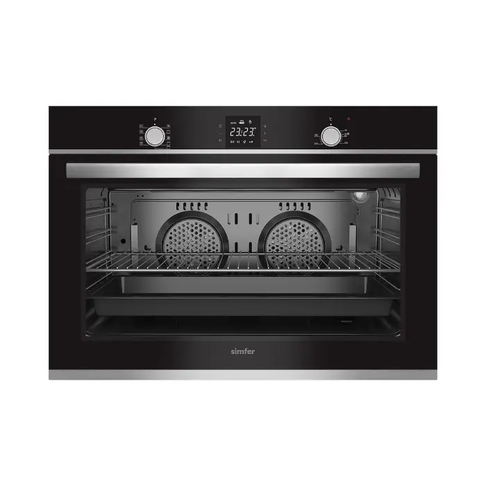 سيمفر فرن بلت ان كهرباء 90 سم-10 وظائف-أسود B 9109 DERB سيمفر فرن بلت ان كهرباء