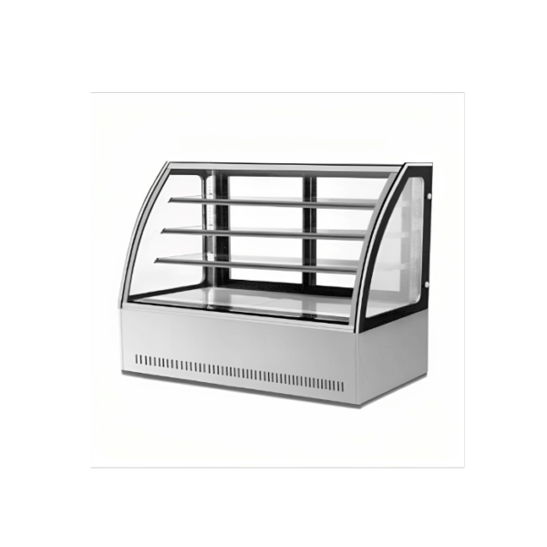 بانكول ثلاجة عرض حلويات 1.8 متر - مقوس - ستيل GN-1800C3(ss)