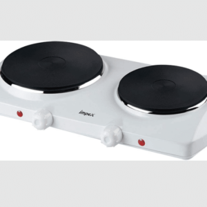 IMPEX موقد كهربائي أبيض 2 عين - 2250 وات HP 202