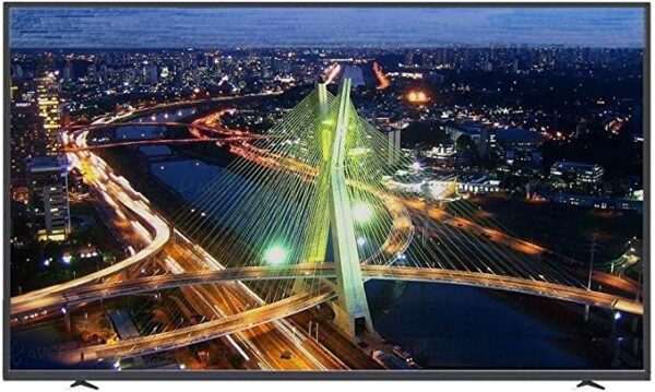 كي ام سي شاشة 55 بوصة سمارت LED - 4K UHD - اسود KMC55US22