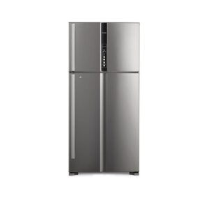 هيتاشي ثلاجة بابين 21 قدم انفيرتر- استيل لامع R-V805PS1KVBSL