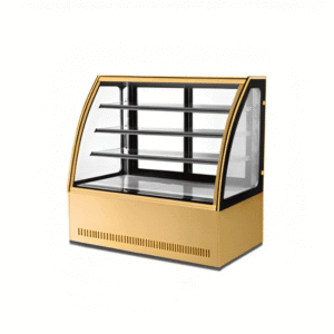 بانكول ثلاجة حلويات عرض 1.2متر - مقوس - ذهبي GN-1200C3