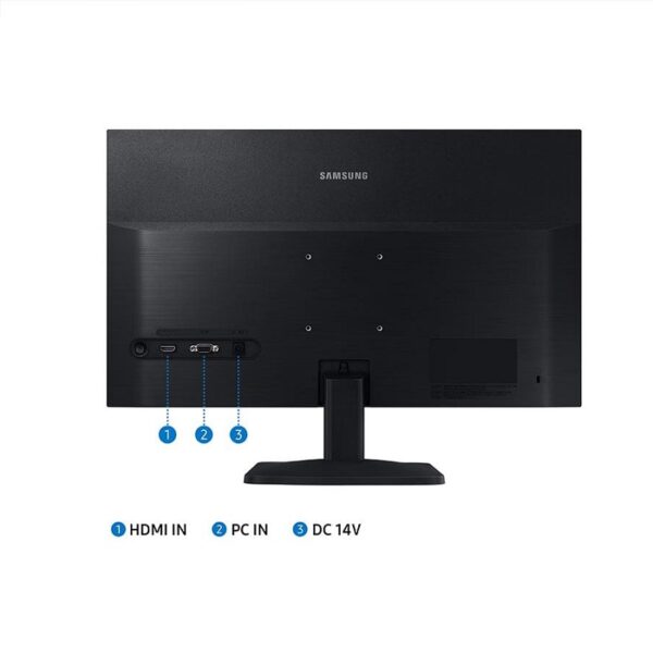 شاشة كمبيوتر سامسونج 19 بوصة LED - اسود