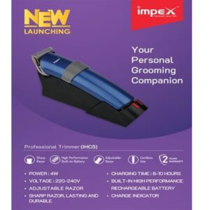 ماكينة تشذيب الشعر IMPEX لاسلكية 4 وات